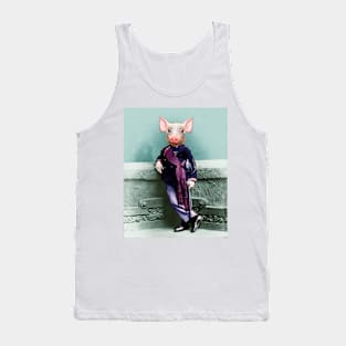 Piglet Soldier Boy Tank Top